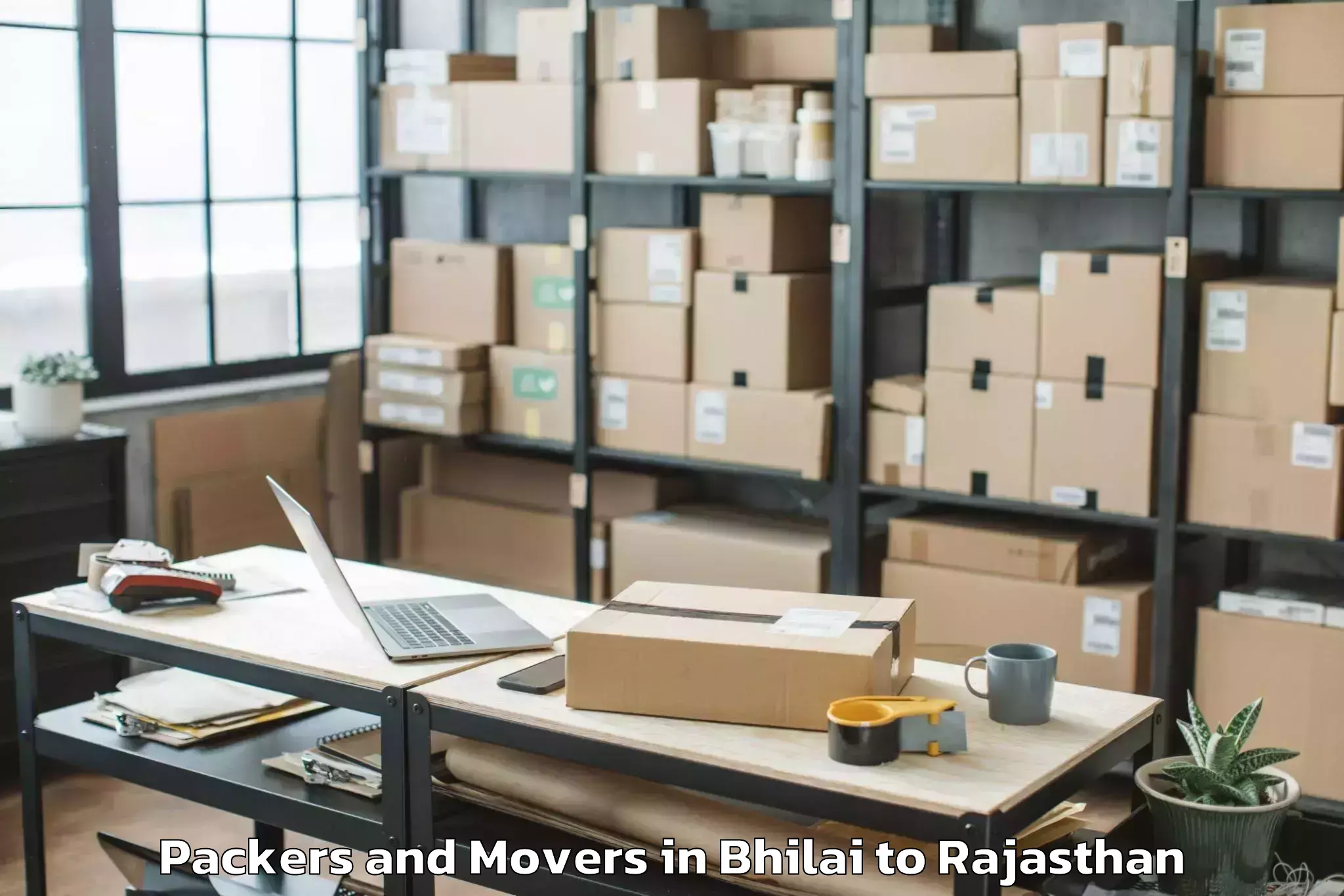 Reliable Bhilai to Rawatsar Packers And Movers